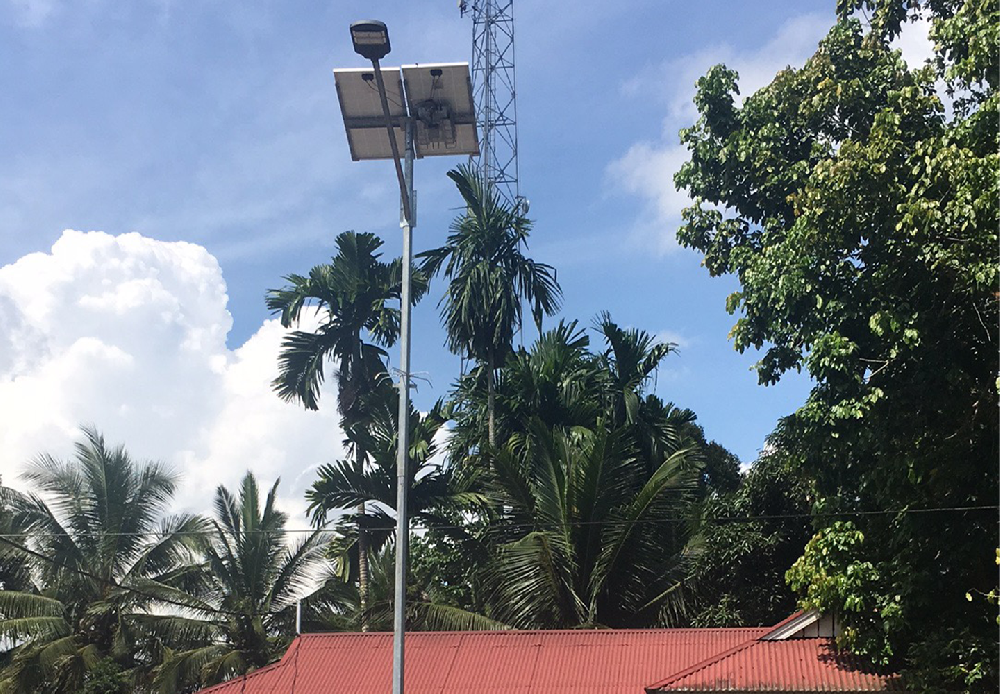 太陽能分體燈案例