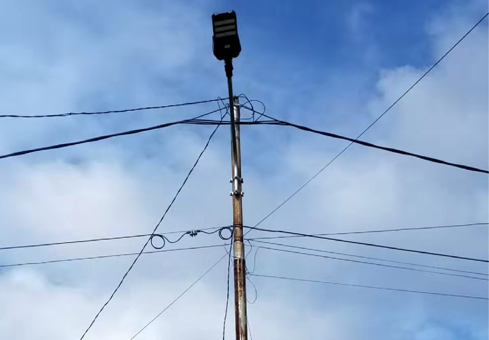 太陽能二體燈案例